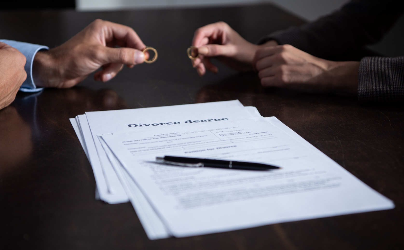 Divorce papers